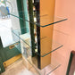 Vintage Paul Evans Style Bronze Mirrored Light Up Floating Shelves
