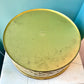 Vintage Country Inn Gold Tin 10.25"D