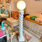 Vintage Spiral Globe Floor Lamp