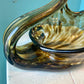 Vintage Murano Style Glass Swan Catchall