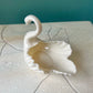 Vintage Porcelain Swan Ring Dish By Lenox