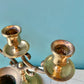 Vintage Brass 3 Arm Candelabra