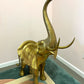 1960’s Extra Large Brass Elephant Statue