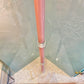 1980’s Pink Stacked Lucite Torchiere Floor Lamp/item