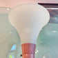 1980’s Pink Stacked Lucite Torchiere Floor Lamp/item