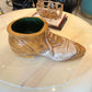 Vintage Extra Large Ceramic Shoe Planter