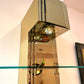 Vintage Paul Evans Style Bronze Mirrored Light Up Floating Shelves