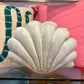 Small Velvet Shell Pillow by Tamar Mogendorff
