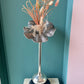 Vintage Maitland Smith Style Hammered Metal Flower Vase/Candle Holder