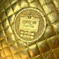 Vintage Country Inn Gold Tin 10.25"D