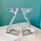 Vintage Crystal Candlestick Holders by Riedel