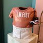 Original Vintage I.M.Fast Ceramic Runner's Outfit Sculpture by Joan E. Scheckel