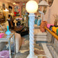 Vintage Spiral Globe Floor Lamp