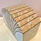 Vintage Maitland Smith Style Tessellated Stone Dome Top Box