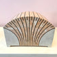 Vintage Maitland Smith Style Tessellated Stone Dome Top Box
