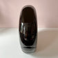 XL 1980’s Black Circular Embossed Vase 18”