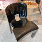 Vintage Mid Century Italian Kartell Universale Black Accent Chair