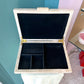Vintage Renoir Designs Tessellated Stone Jewelry Box