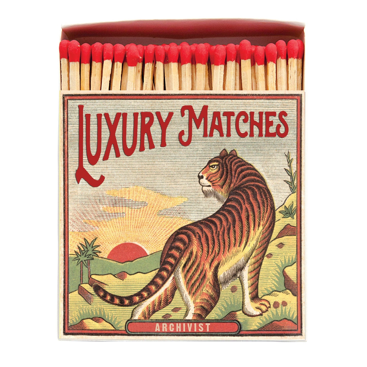 Tiger Sunset Luxury Matches