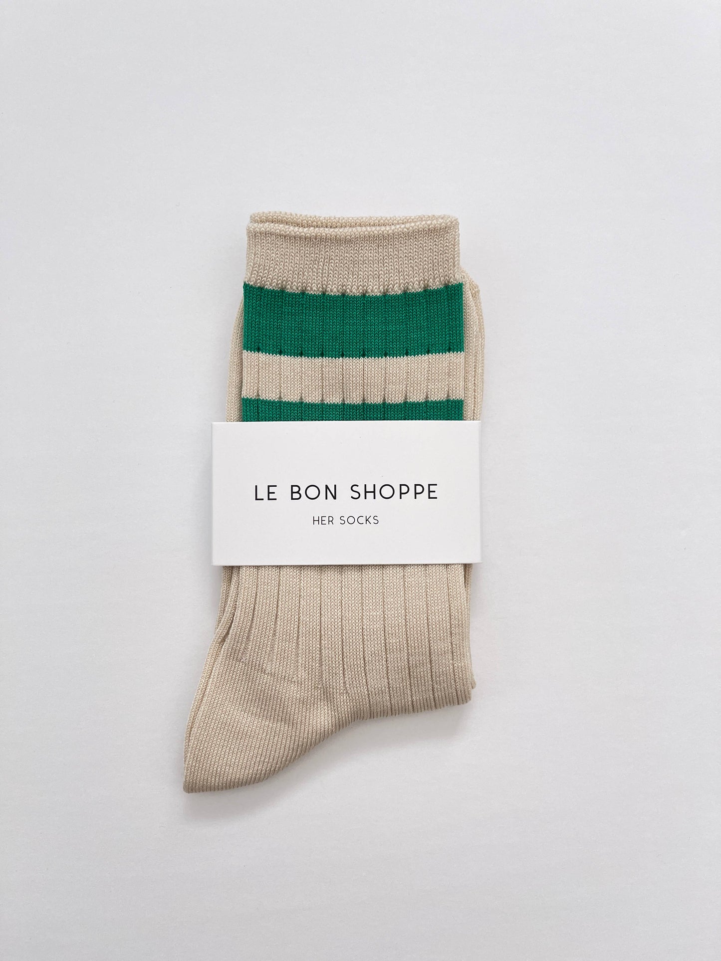 Le Bon Shoppe Her Socks - Varsity: Green