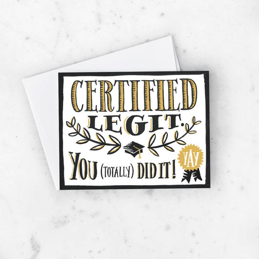Certified Legit Card