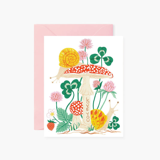 Snails Love You Card
