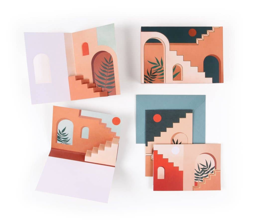 Staircases and Archways Pop-Up Card Box Set