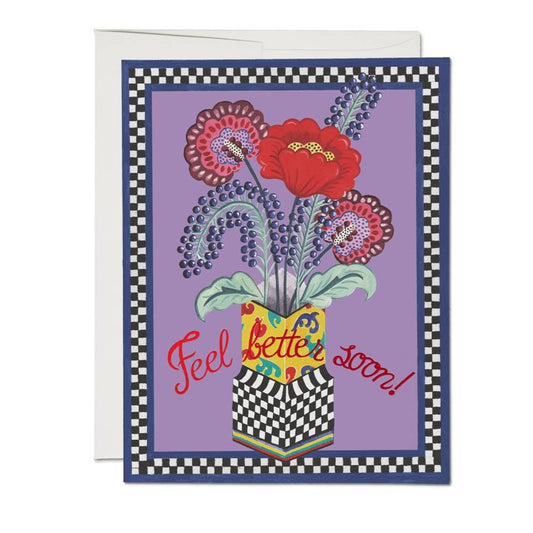 Feel Better Soon Bouquet Card