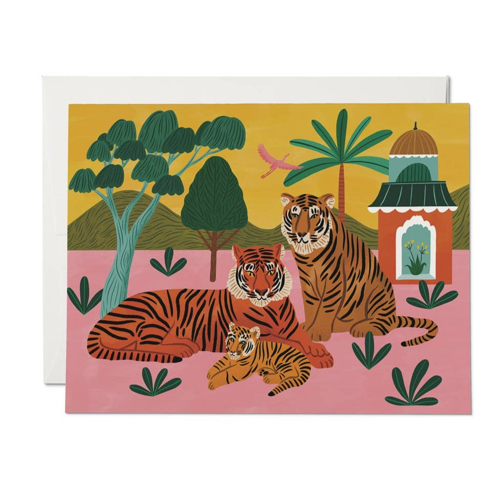 Tiger Family Greeting Card