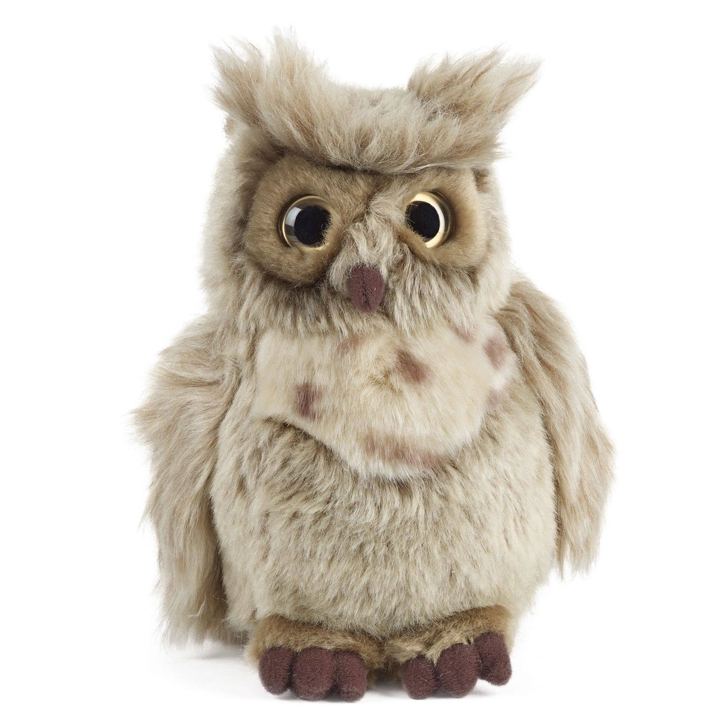 Living Nature Medium Brown Owl Stuffed Animal