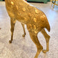 Vintage Extra Large Brass Stag Deer Statue