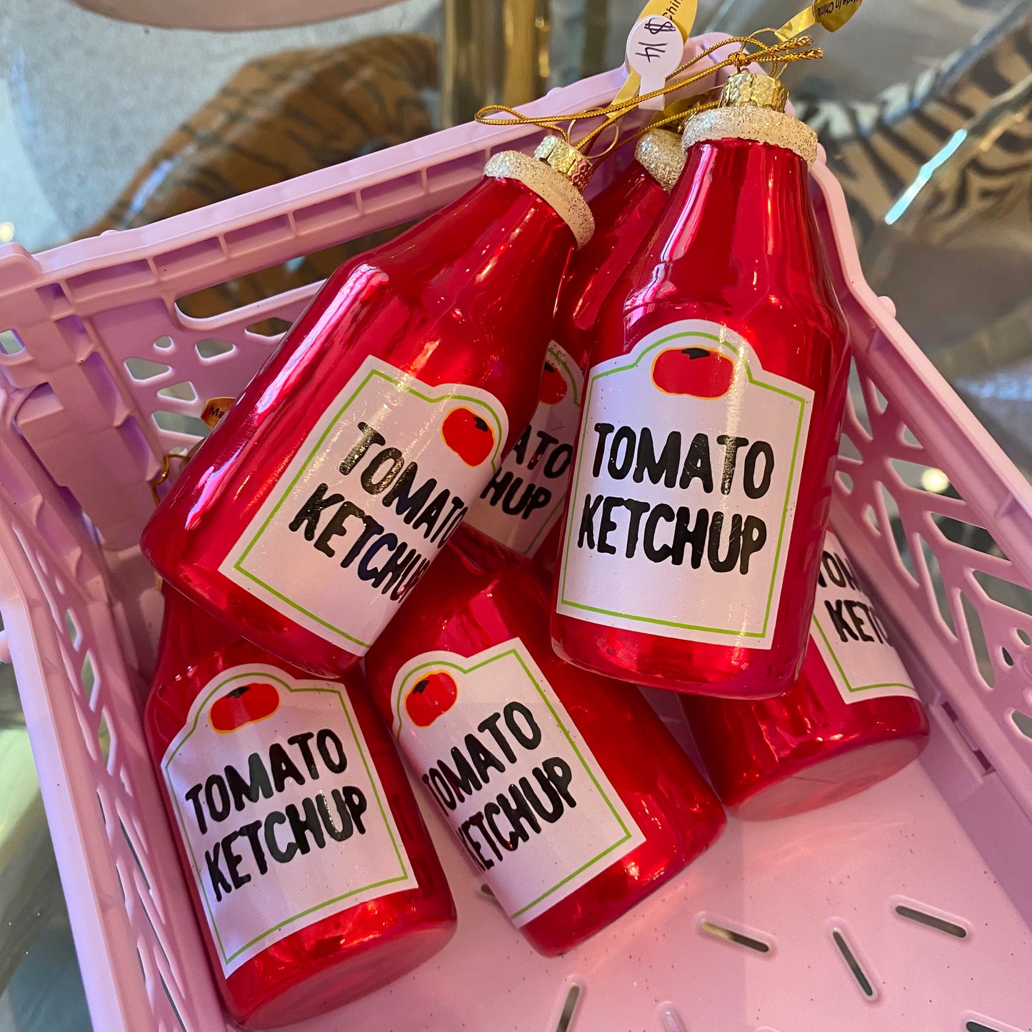 Tomato Ketchup Holiday Ornament