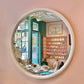 Vintage David Marshall Style Floral Mirror