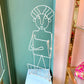 1980’s John Risley/Frederick Weinberg Style Wire Human Bathroom Valet