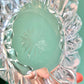 Vintage Cofrac Art Verrier French Crystal Bowl