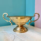 Vintage Brass Pedestal Bowl