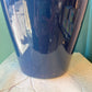 Vintage Navy Blue Ceramic Vase
