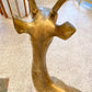 Vintage Extra Large Brass Stag Deer Statue