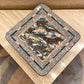 XL Vintage Postmodern Claudia Reese Ceramic Platter