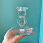 Pair of Vintage Crystal Candle Holders by Val St. Lambert