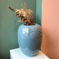 Vintage Large Blue Ceramic Vase