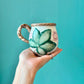Set of 6 Vintage 1989 Fitz and Floyd Magnolia Mugs
