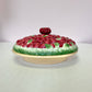 Vintage Ceramic Cherry Pie Dish and Lid
