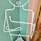 1980’s John Risley/Frederick Weinberg Style Wire Human Bathroom Valet