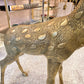 Vintage Extra Large Brass Stag Deer Statue