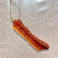 Sparkly Breakfast Bacon Holiday Ornament