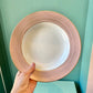 1979 Fitz and Floyd Pink `Rondelle’ Dinnerware Set -26 Pieces
