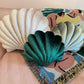 Large Velvet Shell Pillow by Tamar Mogendorff