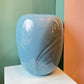 Vintage Large Blue Ceramic Vase