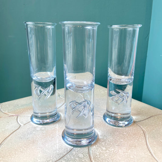 Set of 3 Vintage Holmegaard ‘High Life’ Port Glasses